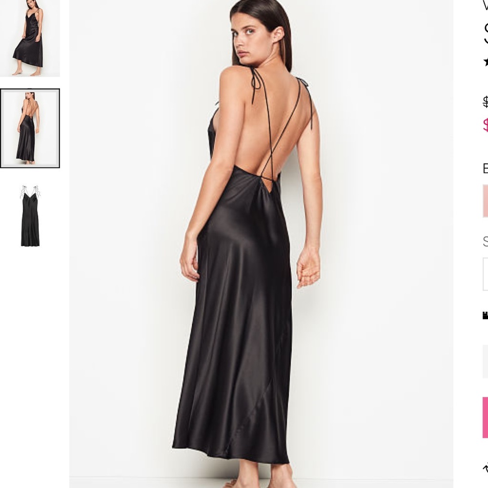 Victoria's Secret Satin Slip Dress - Picture 2 of 6